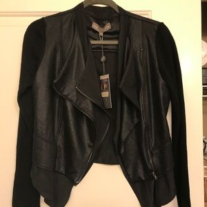 Lola and Sophie lightweight zip moto jacket.