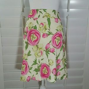 Ann Taylor LOFT Floral Skirt
