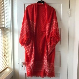 Free People Red Kimono