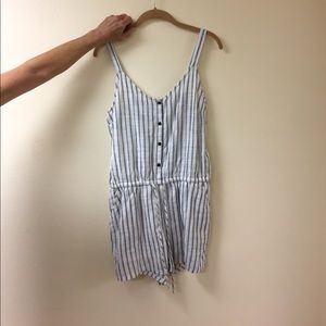 Striped romper