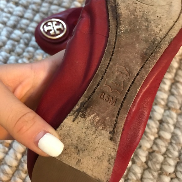 Tory Burch Shoes - Red Tory Bruch flats Tory Burch Shoes - Red Tory Bruch flats