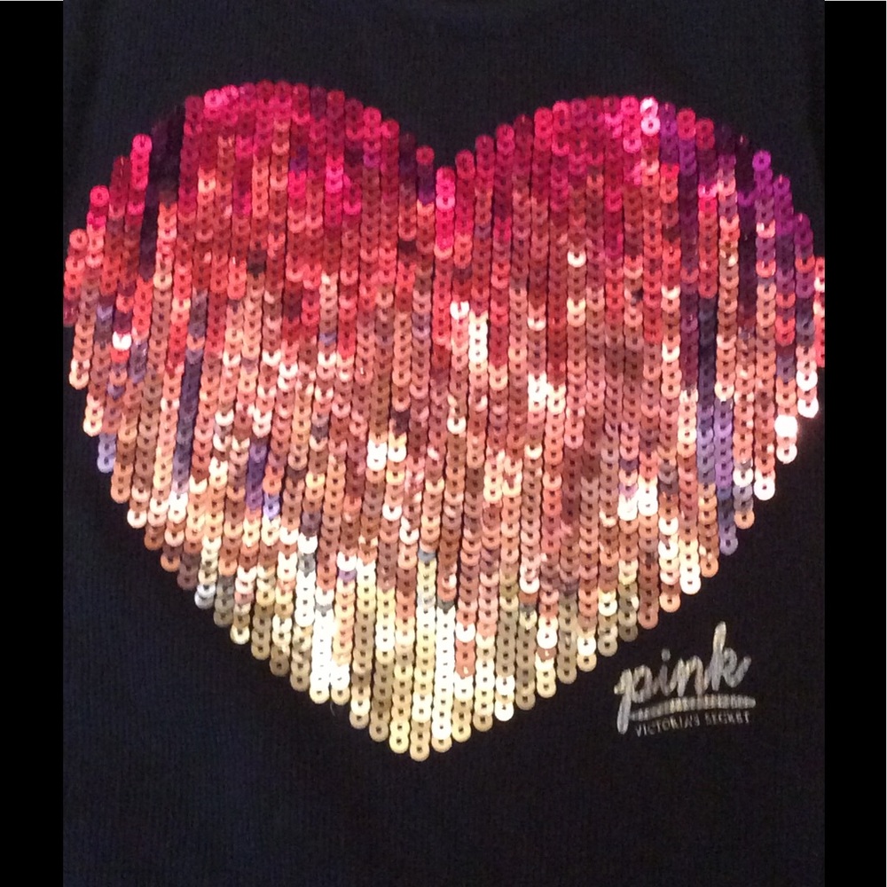 HOLD - VS Pink Sequins Tank Top - Picture 3 of 4