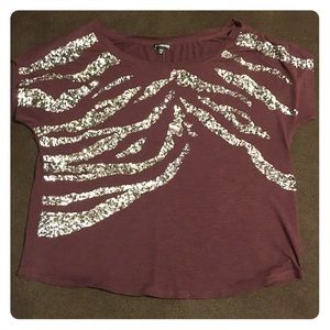 Express sequin t shirt