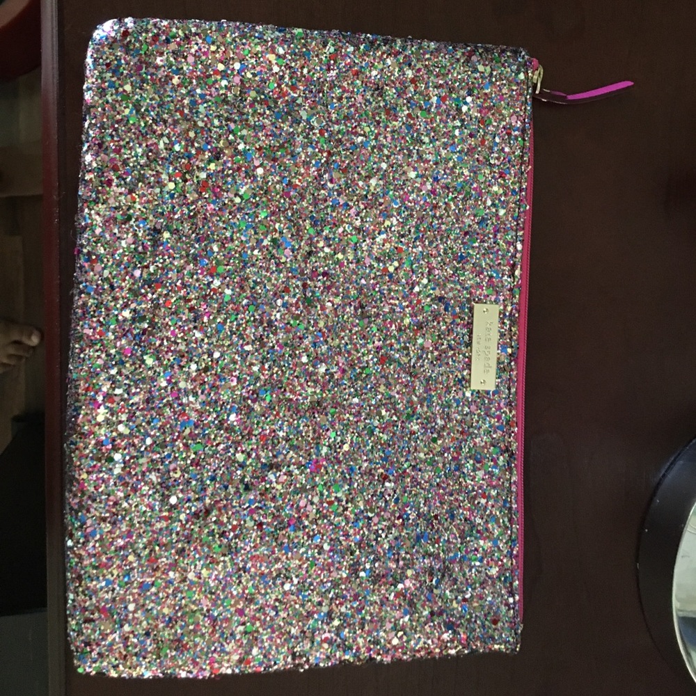Kate Spade Glitter Clutch 🎉2X Best Bag HP👛👜💜 - Picture 2 of 5