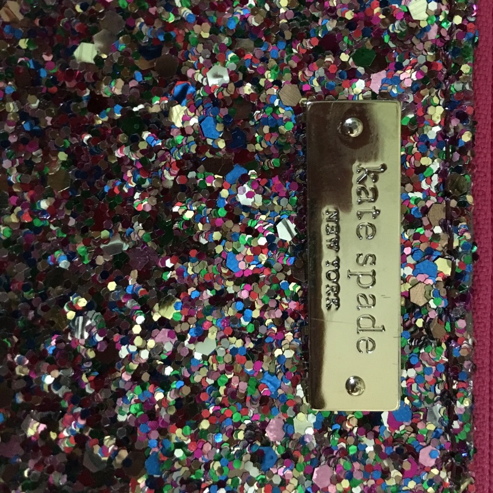 Kate Spade Glitter Clutch 🎉2X Best Bag HP👛👜💜 - Picture 5 of 5