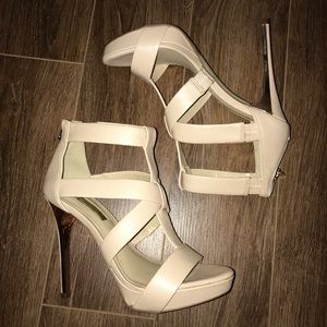 Nude & rose gold heels by INC Nude & rose gold heels by INC