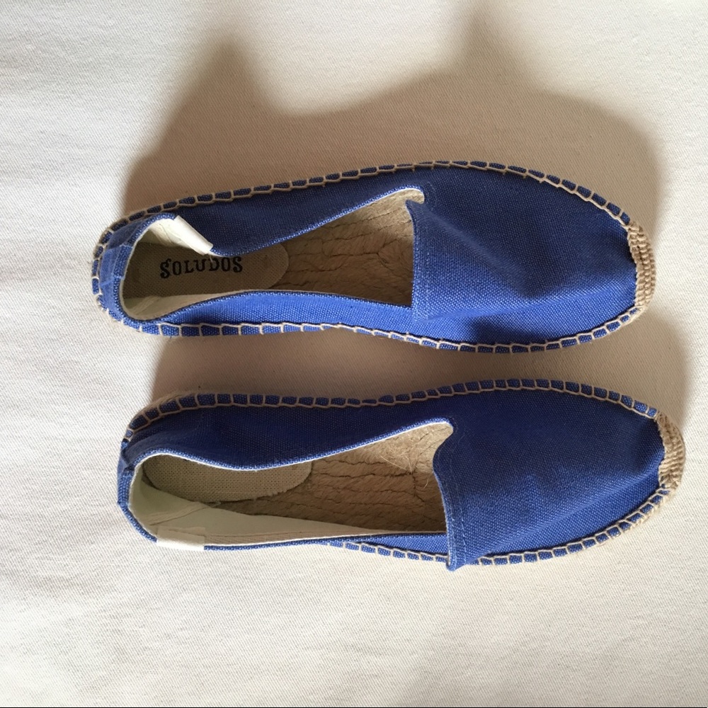 NEW Soludos Espadrilles Blue 9
