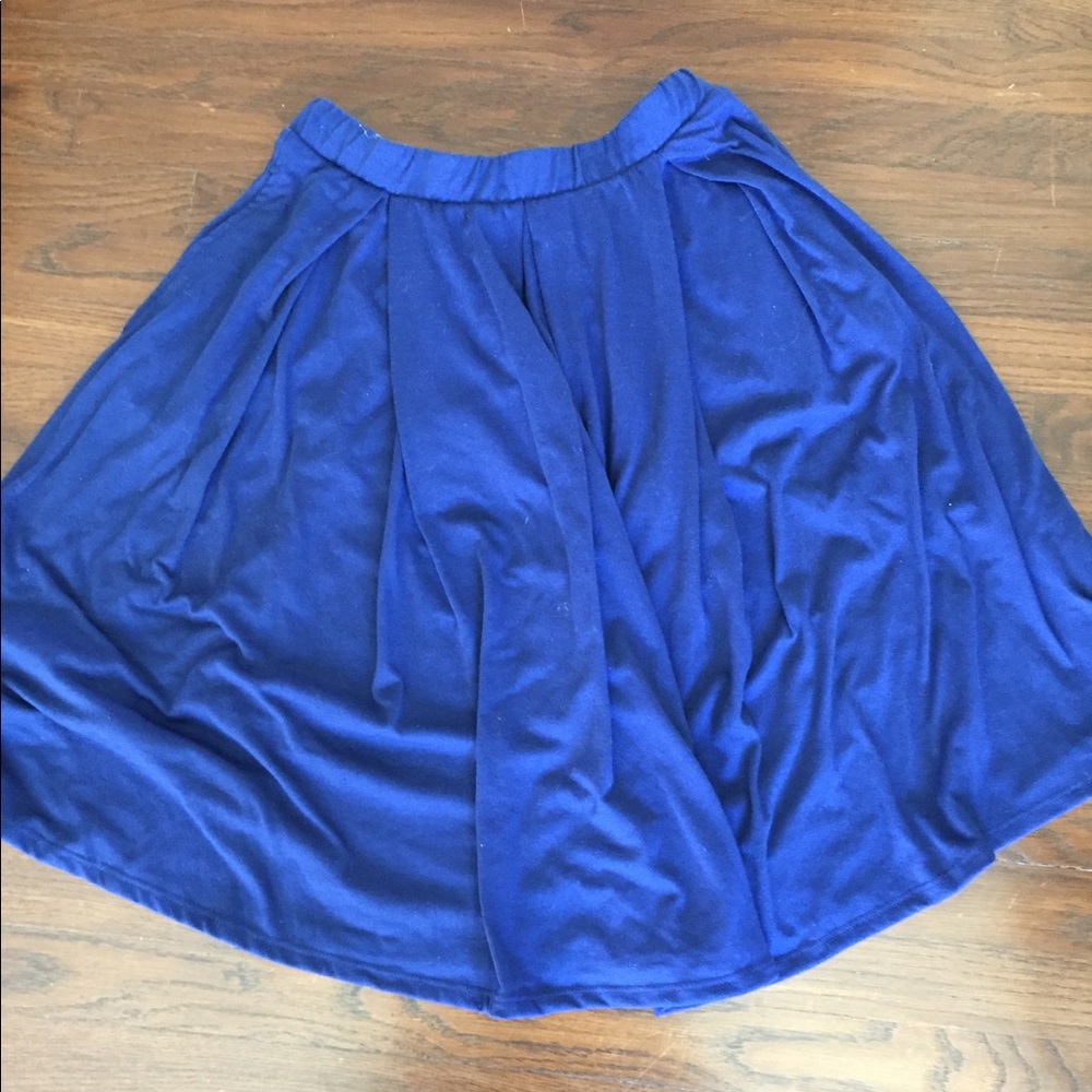 LulaRoe Madison blue skirt