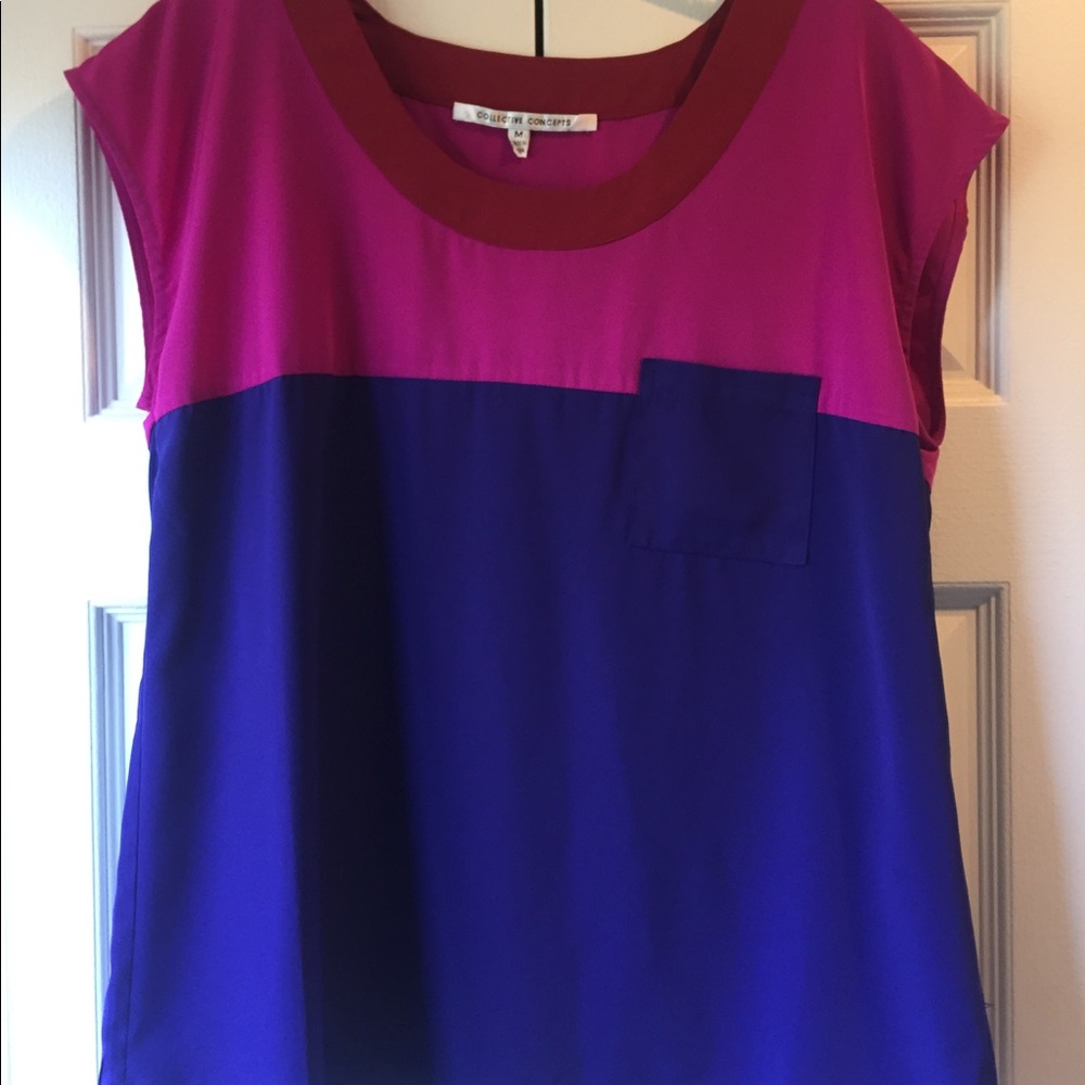 Collective Concepts Polyester Top - image 1