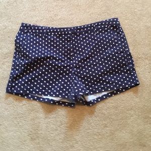 Navy and white Elle Shorts