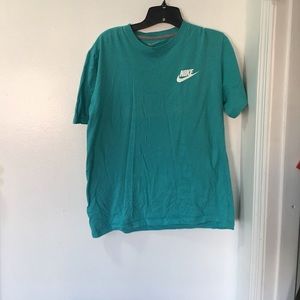 Teal Nike shirt
