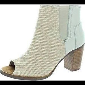 Toms Women's Majorca Peep Toe Booties