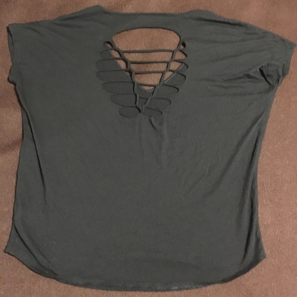 Express slash back T shirt