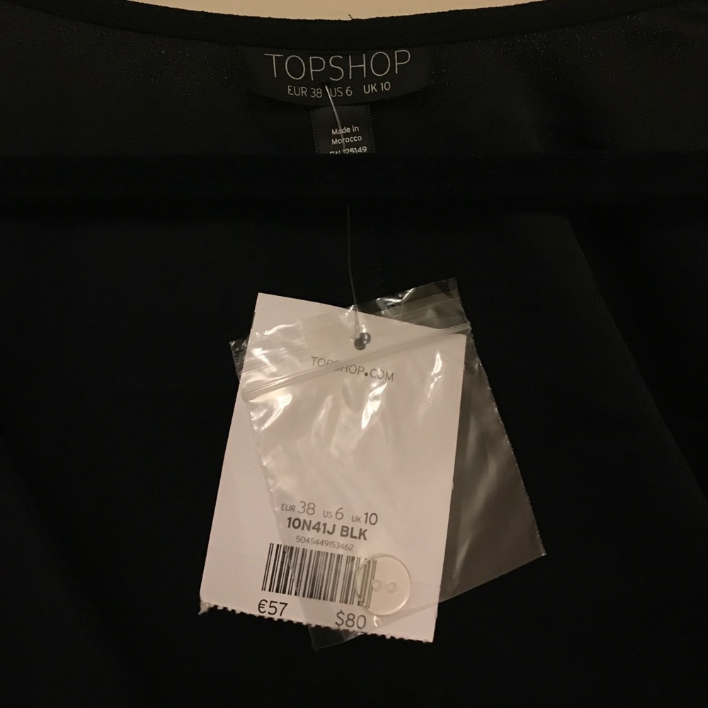 Black, wrap dress - Picture 5 of 5