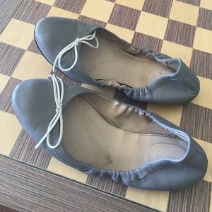 J Crew leather ballet flats