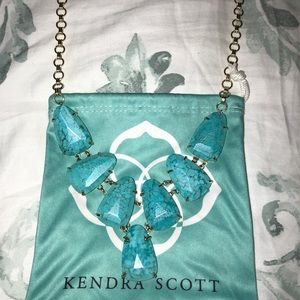Kendra Scott Turquoise Harlie Necklace