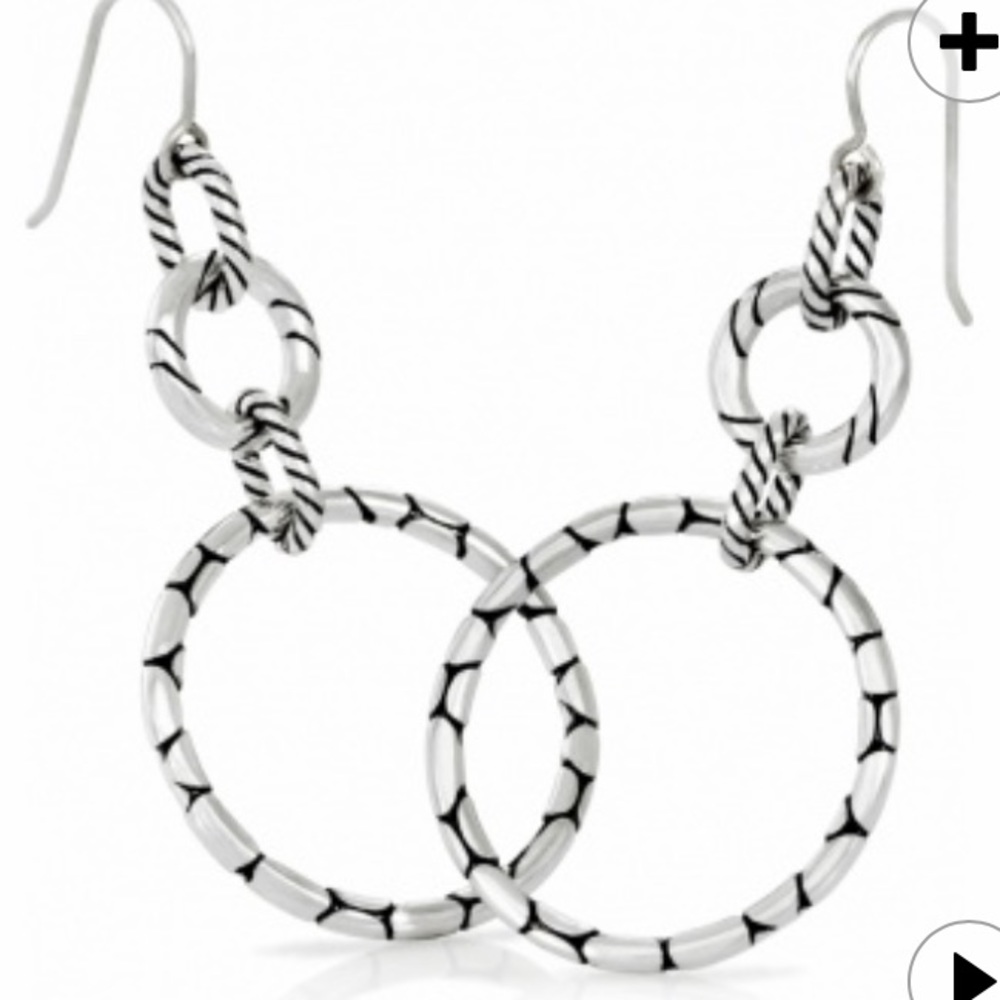 Brighton Earrings Pebble Rings French Wire