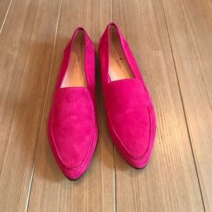 Suede Fuchsia Kate Spade Loafers Sz. 8 Suede Fuchsia Kate Spade Loafers Sz. 8