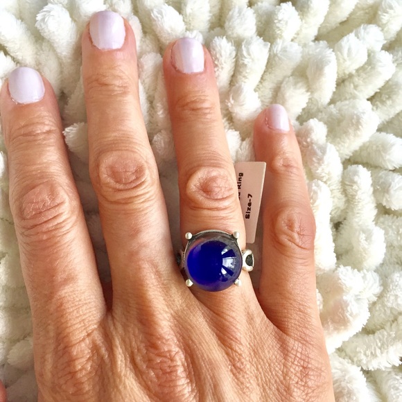 LINK BAND ROUND STATEMENT MOOD RING - Picture 4 of 5