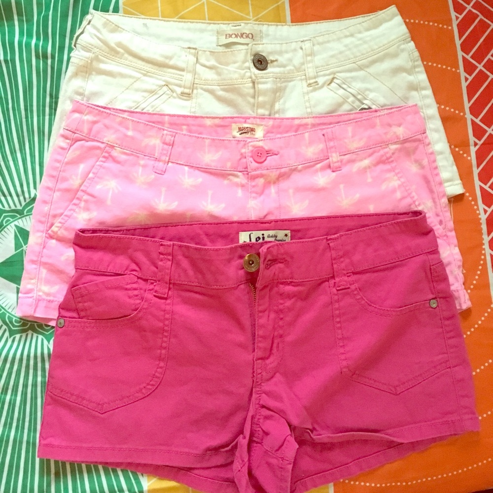 3 pairs of shorts