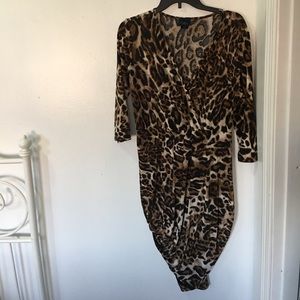 Animal print dress
