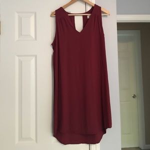 Wine Shift Dress