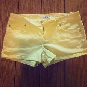 Yellow shorts