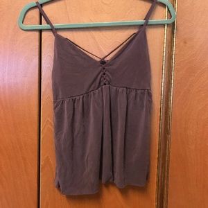 AEO eggplant tie-up tank