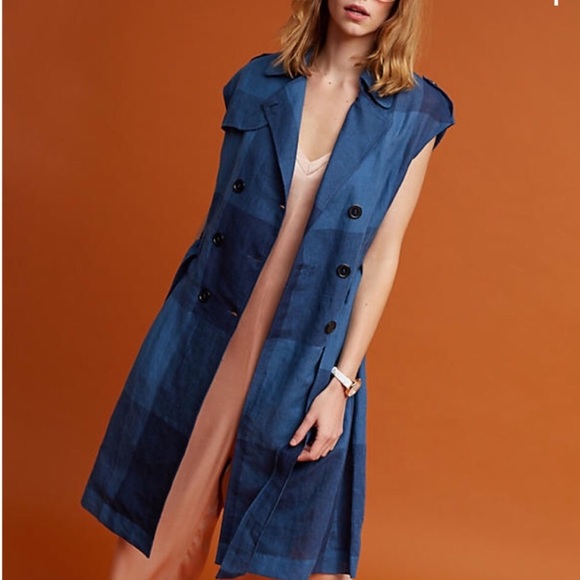 ❤️SOLD❤️ANTHROPOLOGIE by Eva Franco Trench Dress - Picture 4 of 7