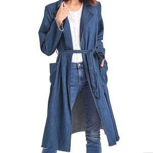 Gap long denim coat
