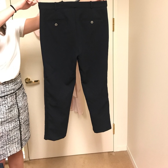 Navy trousers with white stripe - Picture 2 of 5