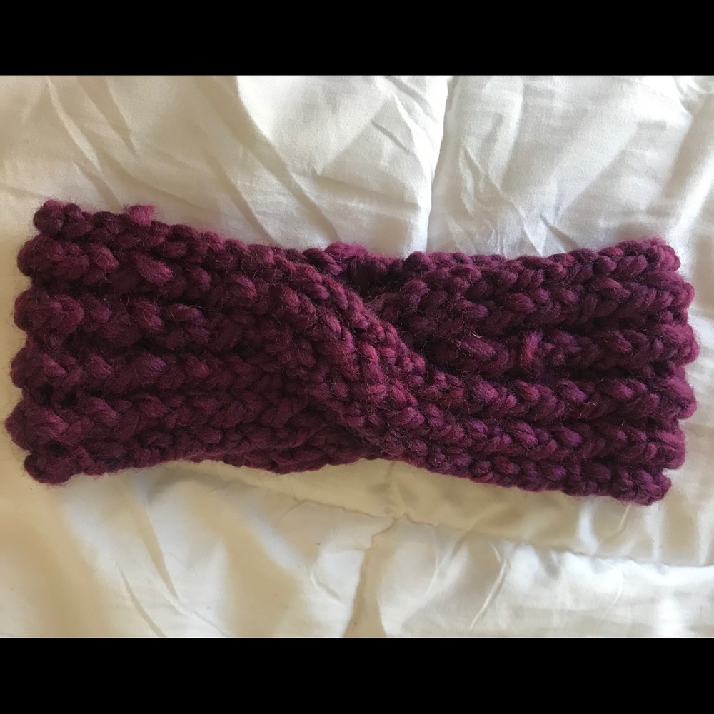 Handmade Knitted Headband Earmuffs Turban - Picture 3 of 4