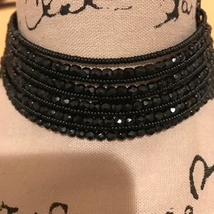 Choker Swarovski Black crystal