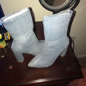 So Chic Denim Boots