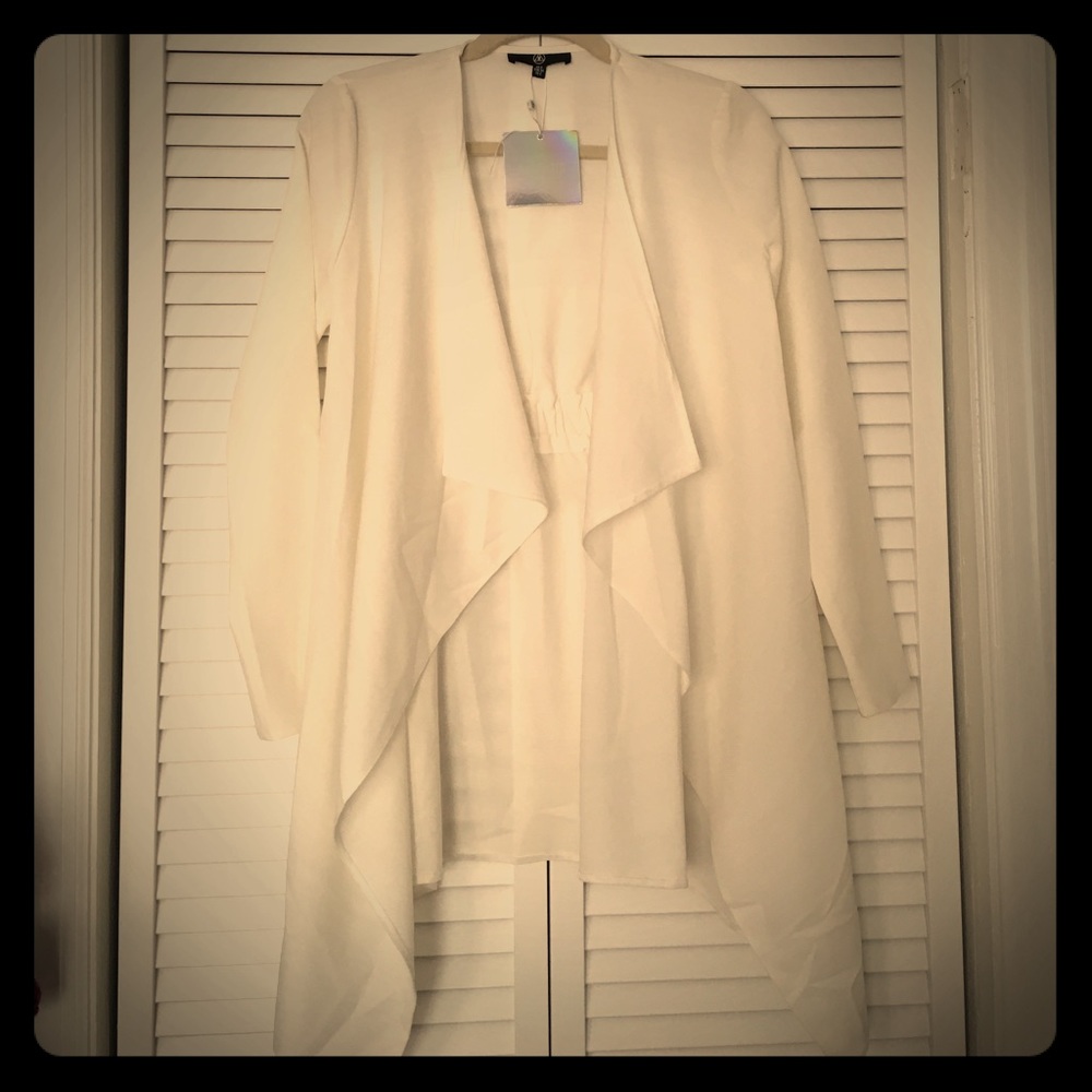 Ivory Waterfall Jacket by Missguided