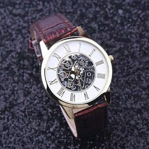 New Rome men watch quartz analog leather