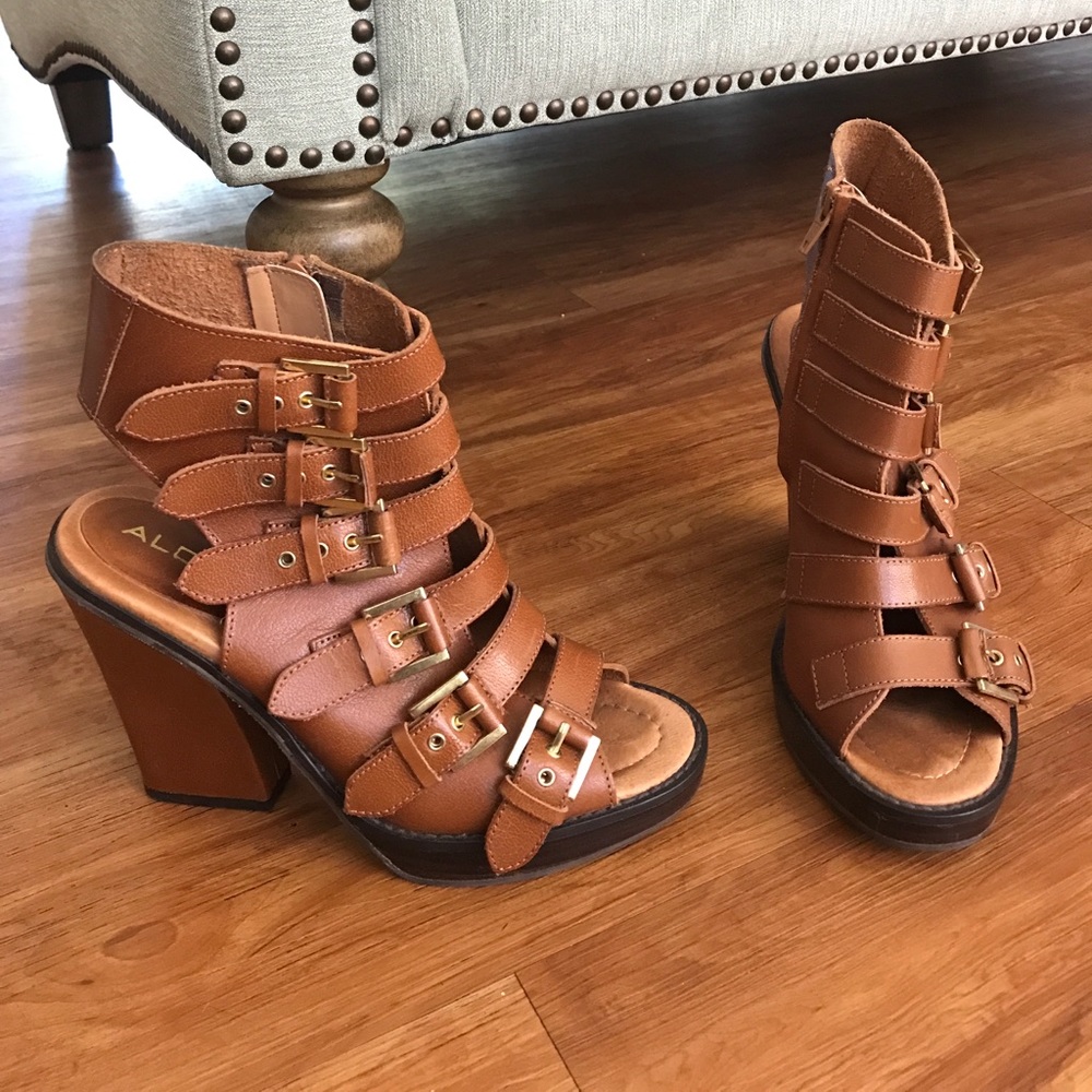 Also leather heels!
