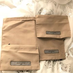 Authentic Louis Vuitton travel pouches