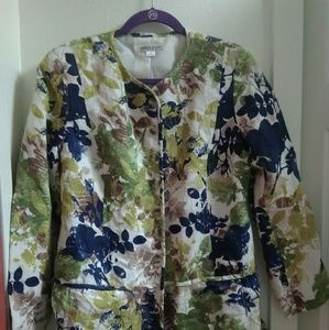 Pendleton petite L long Button up Blazer