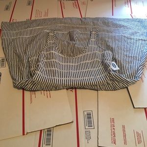 Old Navy Blue and White Striped Dress