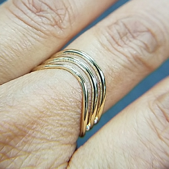 6mm 14k Solid Yellow Gold Band Ring - Picture 2 of 14