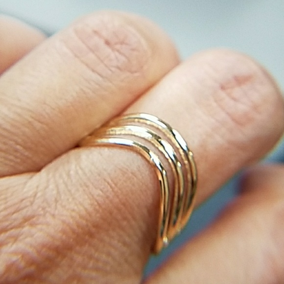 6mm 14k Solid Yellow Gold Band Ring - Picture 5 of 14