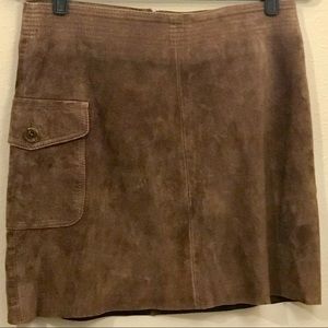 ⭐️J.CREW SEXY BROWN SUEDE MINISKIRT w. POCKET⭐️ ⭐️J.CREW SEXY BROWN SUEDE MINISKIRT w. POCKET⭐️