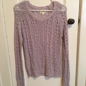 lilac sweater