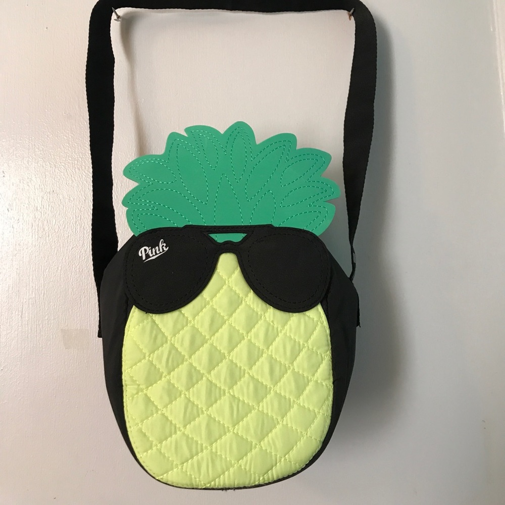 Pink VS limited edition pineapple cooler bag