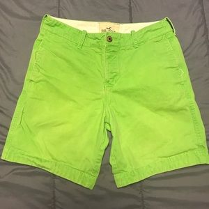 Green shorts