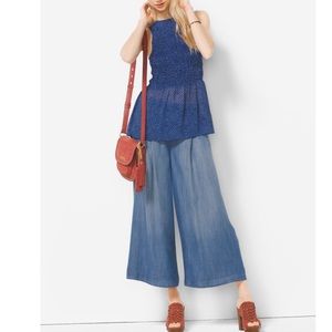 Michael Kors Dunn Medium Suede Saddlebag!