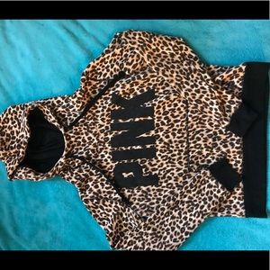 PINK cheetah sweatshirt