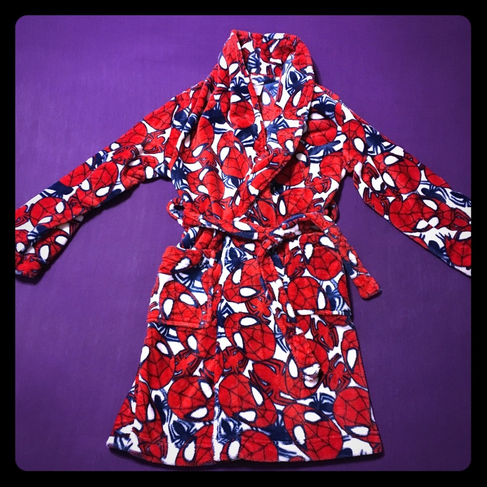 Kids LG (8-10) Marvel SpiderMan fleece Robe
