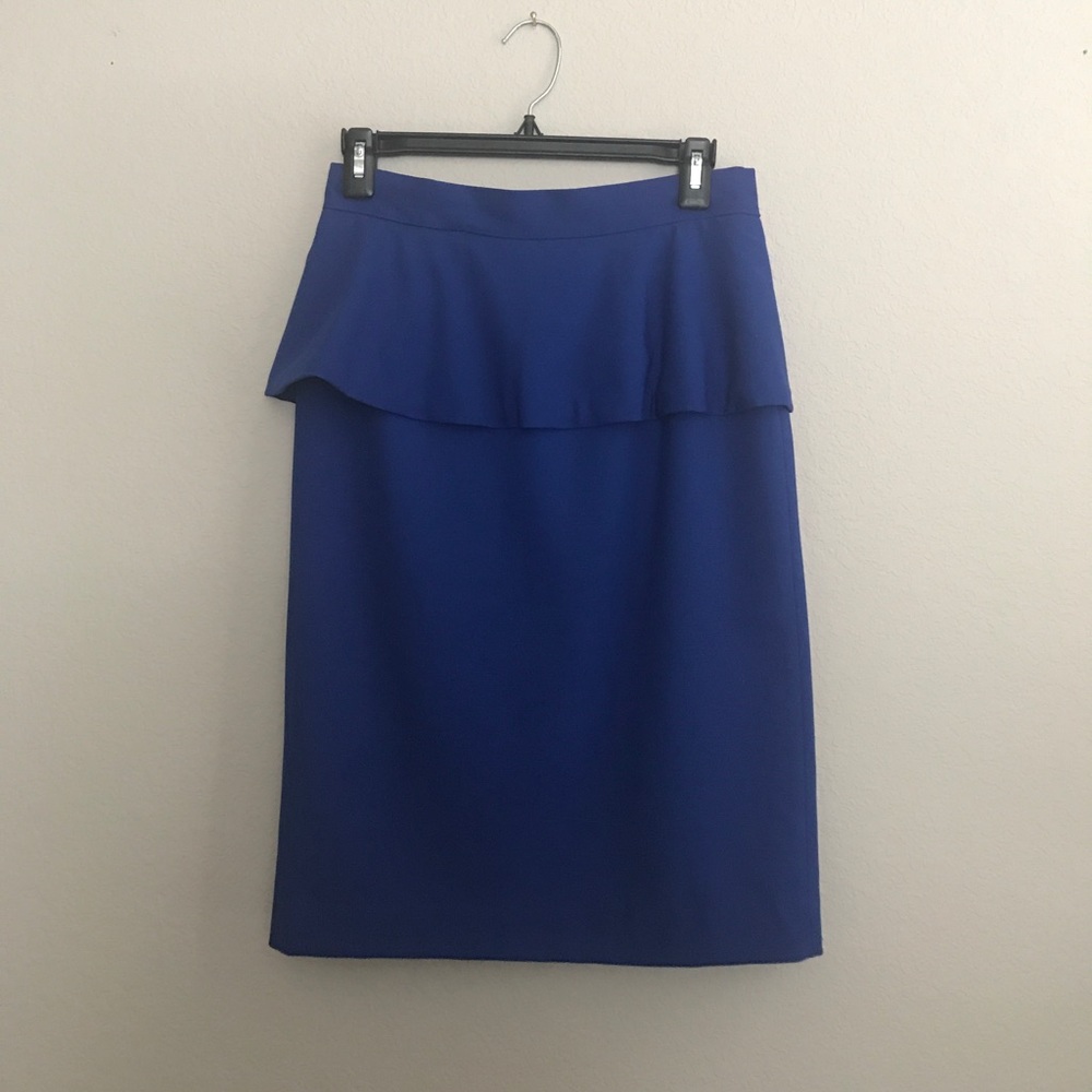 Vince  Camuto Royal blue peplum dress. Never worn.
